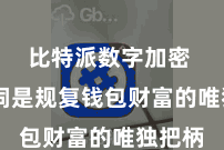 比特派数字加密  助记词是规复钱包财富的唯独把柄