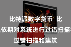 比特派数字货币  比特派还依期对系统进行过错扫描和建筑